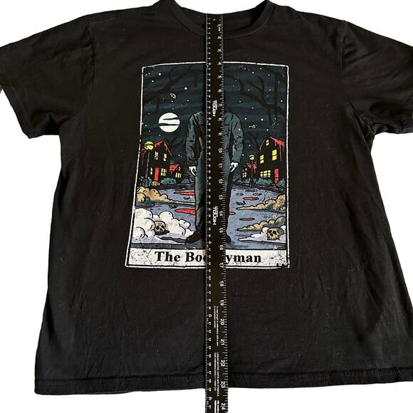 Halloween Michael Myers The Boogeyman T-shirt Unisex size Medium black Crewneck - Picture 5 of 6